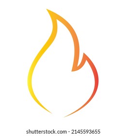 fire icon. Simple icon. Website page and mobile app design vector elements.