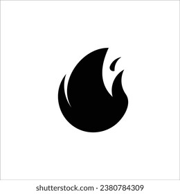 Fire icon stock vector illustration
