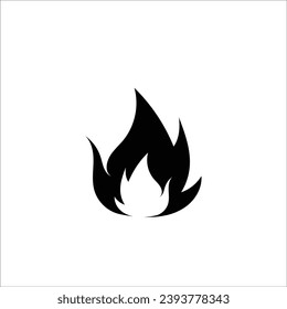 Fire icon stock vector illustration