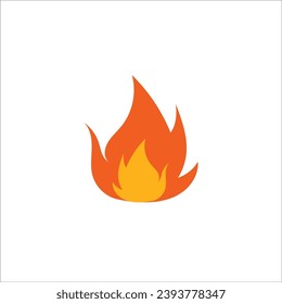 Fire icon stock vector illustration