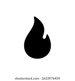 Fire icon symbol for apps and websites. fire sign and symbol