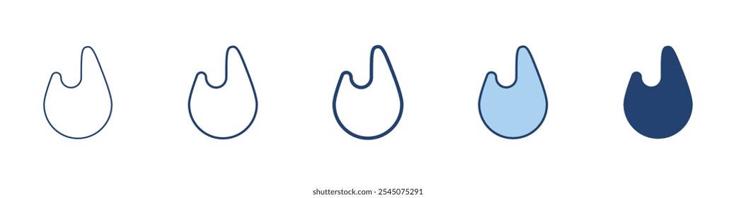 Icono de fuego Conjunto de símbolos colección