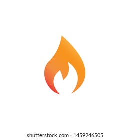 fire icon symbol vector illustration