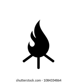 Fire icon template