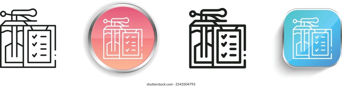 fire icon. Thin Linear, Regular and Button Style Design Isolated On White Background