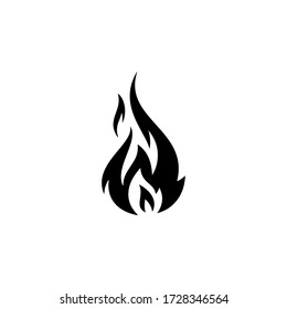 Fire Icon In Trendy  Design Vector Eps 10