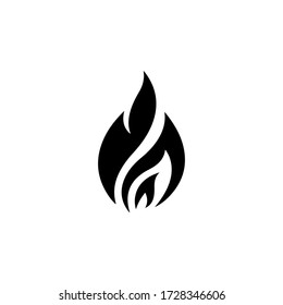 Fire Icon In Trendy  Design Vector Eps 10