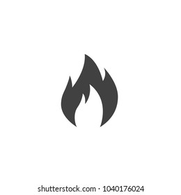 fire icon vector