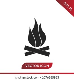 Fire icon vector