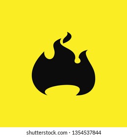 fire icon vector