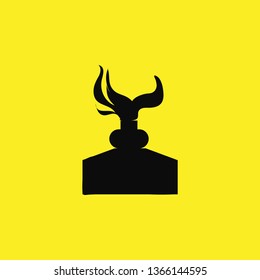 fire icon vector