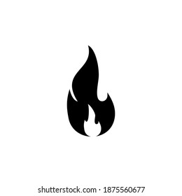 Fire icon vector. 