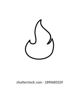 Fire icon vector. fire vector icon
