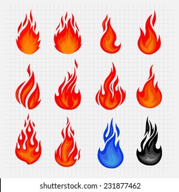 Fire Icon Vector