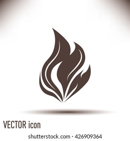 fire icon vector