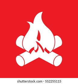 fire icon vector