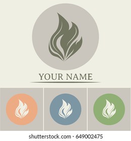 fire icon vector