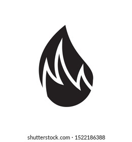 fire icon vector design template