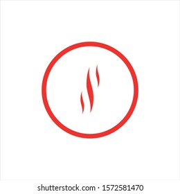 Fire icon vector, editing EPS 10