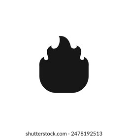 Fire icon vector. EPS 10 editable vector