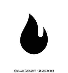 Fire icon vector flat trendy illustration
