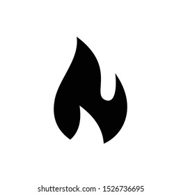 Fire icon vector flat trendy illustration