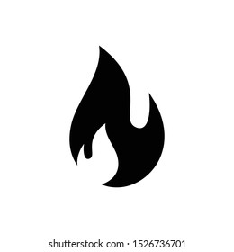 Fire icon vector flat trendy illustration