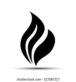 Fire icon. vector illustration
