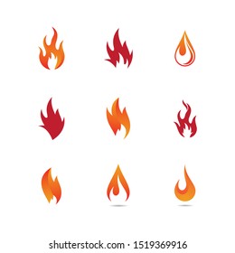 Fire icon vector illustration design