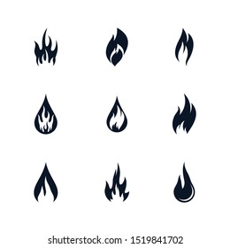 Fire icon vector illustration design