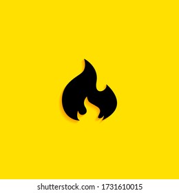 Fire icon Vector illustration EPS 10.