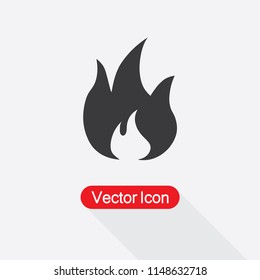 Fire Icon Vector Illustration Eps10