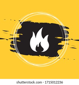 Fire Icon Vector Illustration Eps10