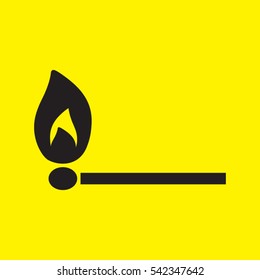 fire, icon, vector illustration eps10