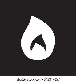 fire, icon, vector illustration eps10