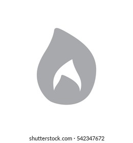 fire, icon, vector illustration eps10