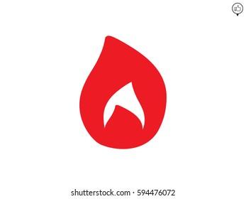 fire, icon, vector illustration eps10
