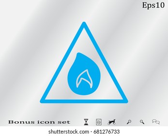 fire, icon, vector illustration eps10