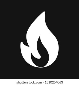 Fire icon vector. Icon illustration for logo design