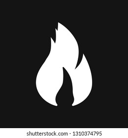 Fire icon vector. Icon illustration for logo design