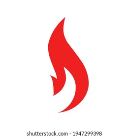 fire icon vector illustration. fire logo design. isolated on white background