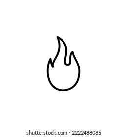 Fire icon vector illustration. fire sign and symbol