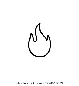 Fire icon vector illustration. fire sign and symbol