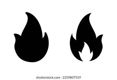 Fire icon vector illustration. fire sign and symbol