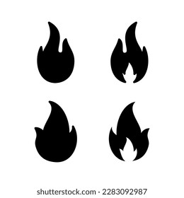 Fire icon vector illustration. fire sign and symbol