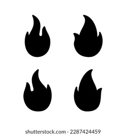 Fire icon vector illustration. fire sign and symbol