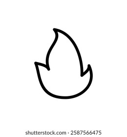 Fire icon vector illustration. fire sign and symbol