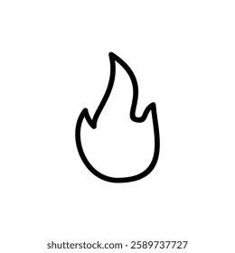 Fire icon vector illustration. fire sign and symbol