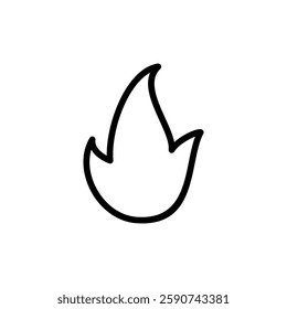 Fire icon vector illustration. fire sign and symbol