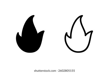 Fire icon vector illustration. fire sign and symbol